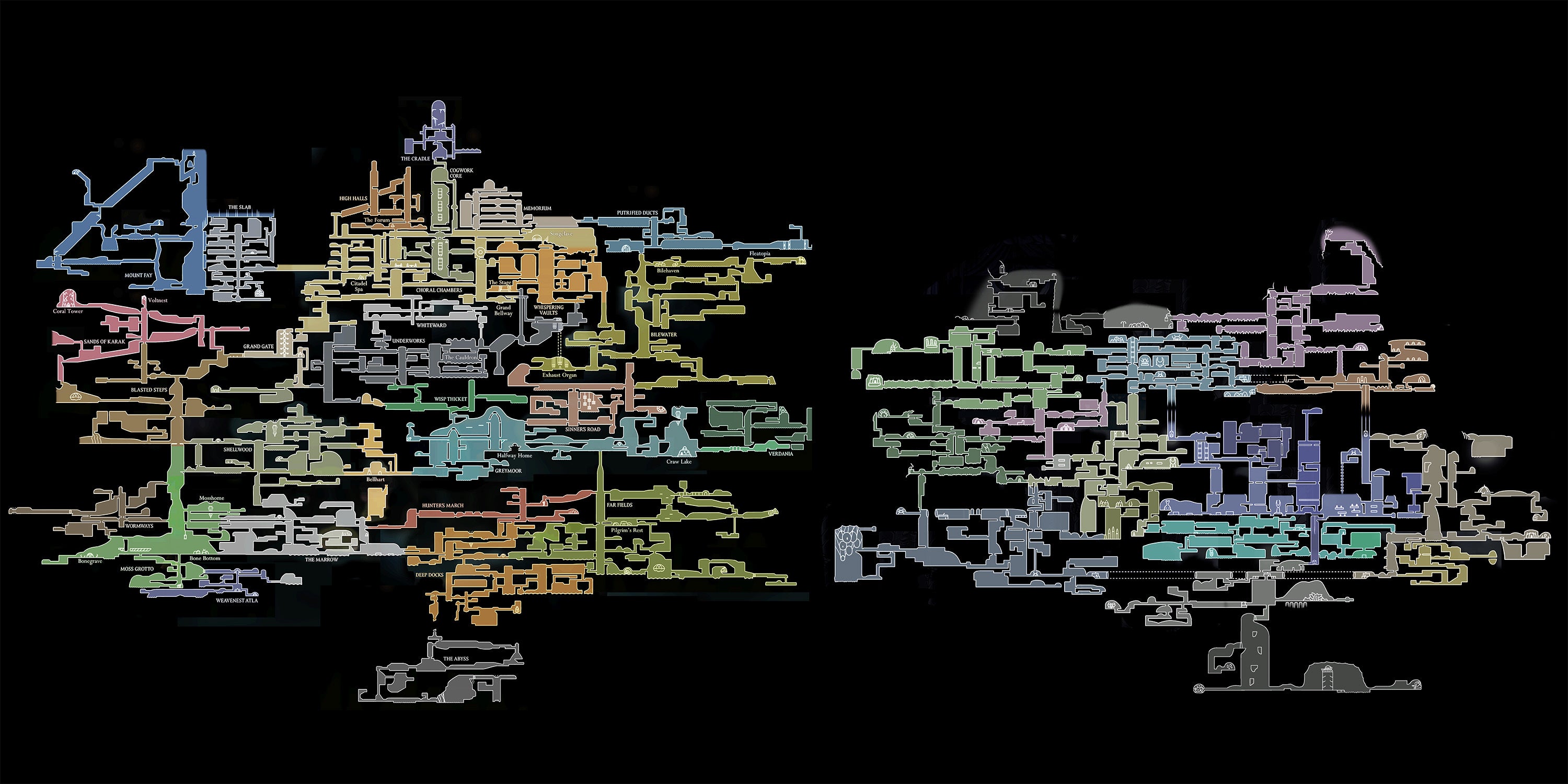 Pharloom Areas Guide